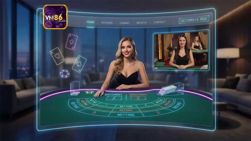Live casino online mang đến trải nghiệm giải trí chân thực với dealer trực tiếp